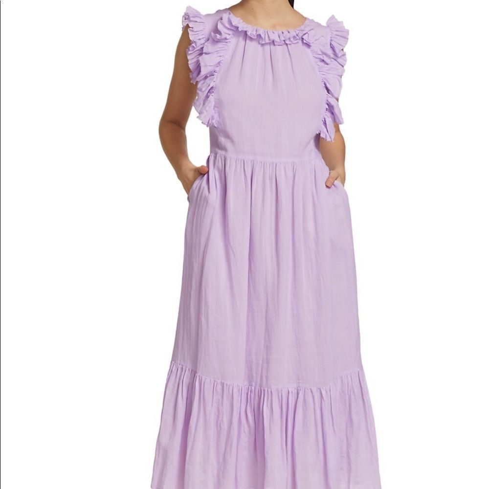 💜 Lilac Purple Ruffle Dress from Sea - Picture 2 of 7